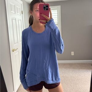 Athleta Women's Soft Blue Purple Long Sleeve Tee